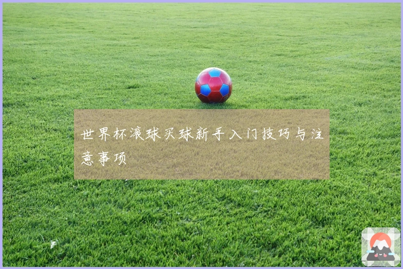 世界杯滚球买球新手入门技巧与注意事项