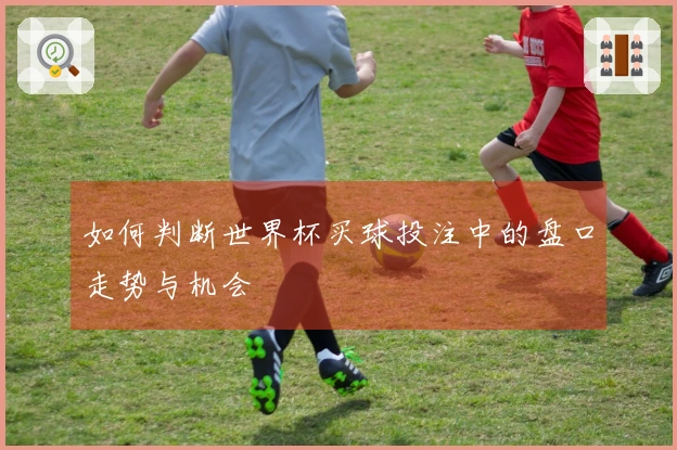 如何判断世界杯买球投注中的盘口走势与机会